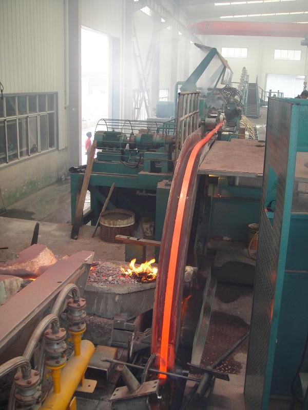 Cathode copper casting and rolling line